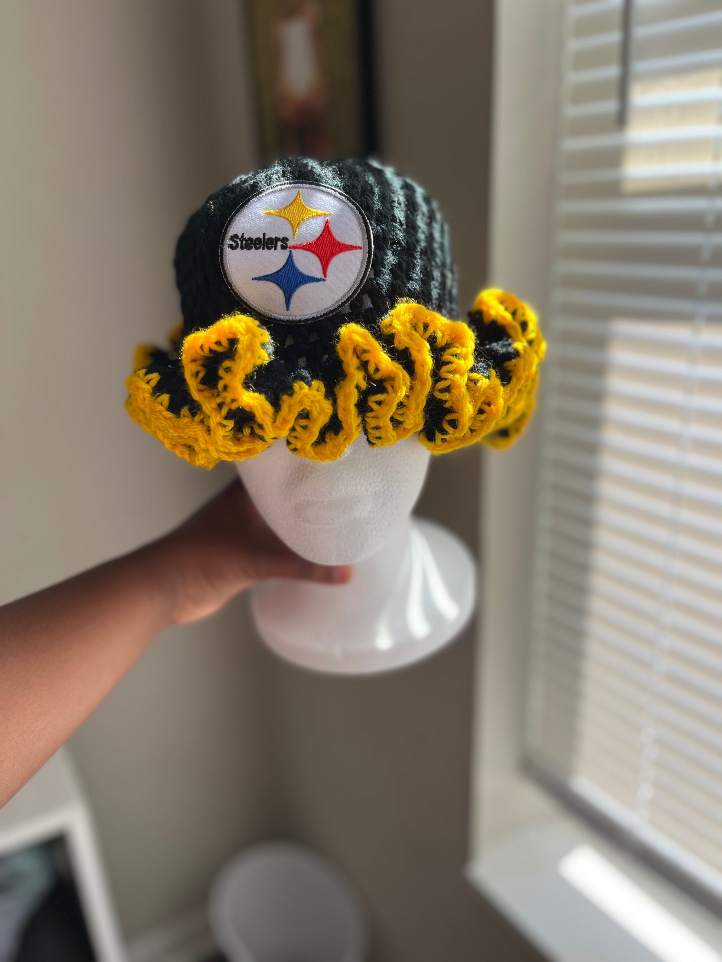 Football Crochet Hats