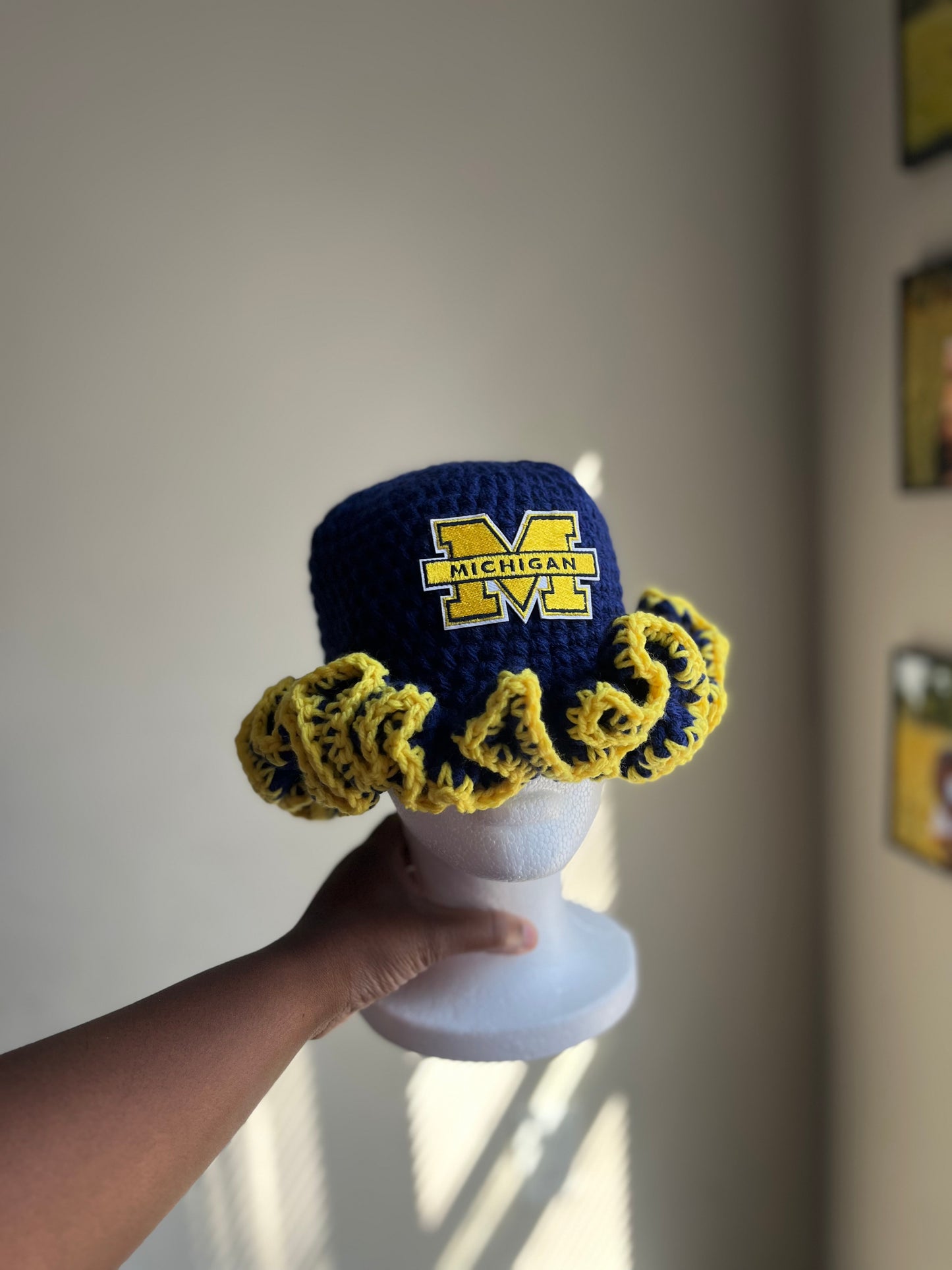 Football Crochet Hats